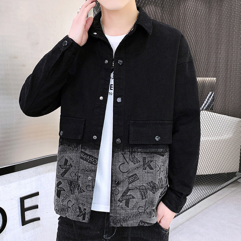 Mens Denim Jacket New Spring Korean Version Of The Trend Of All-Match Casual Spring And Autumn Mens Jackets