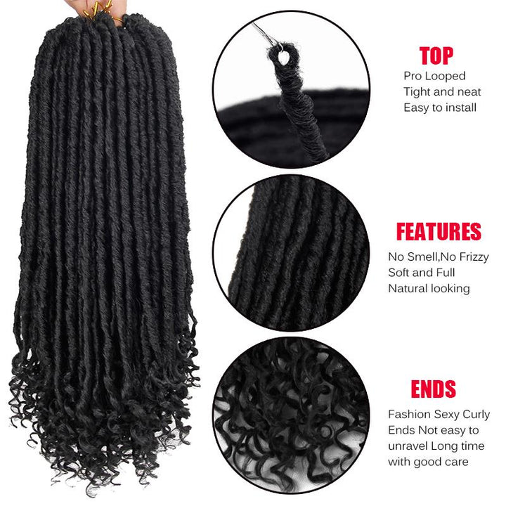 Chemical fiber braided hair extension