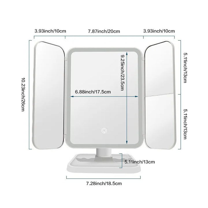 Smart Tri LED Makeup Mirror